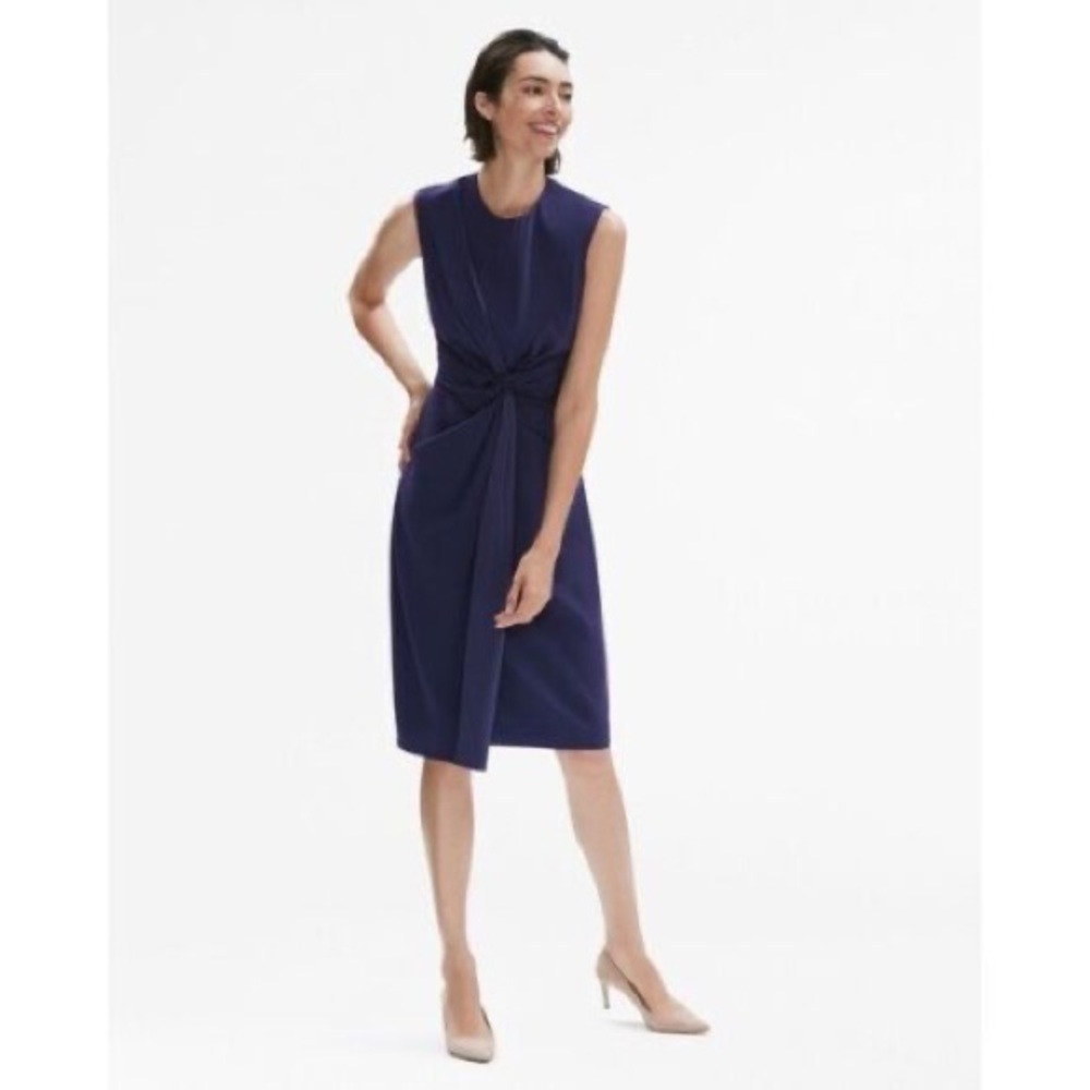 Mm Lafleur Taylor Dress in Indigo